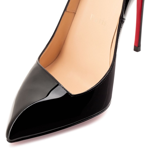 christian louboutin corneille 100 black patent leather size 36.5 - Picture 4 of 17